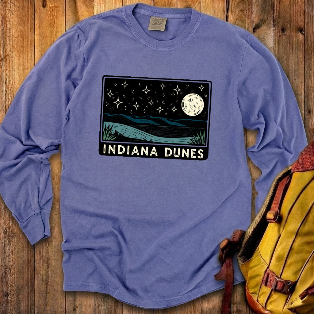 Indiana Dunes at Night Premium Long Sleeve
