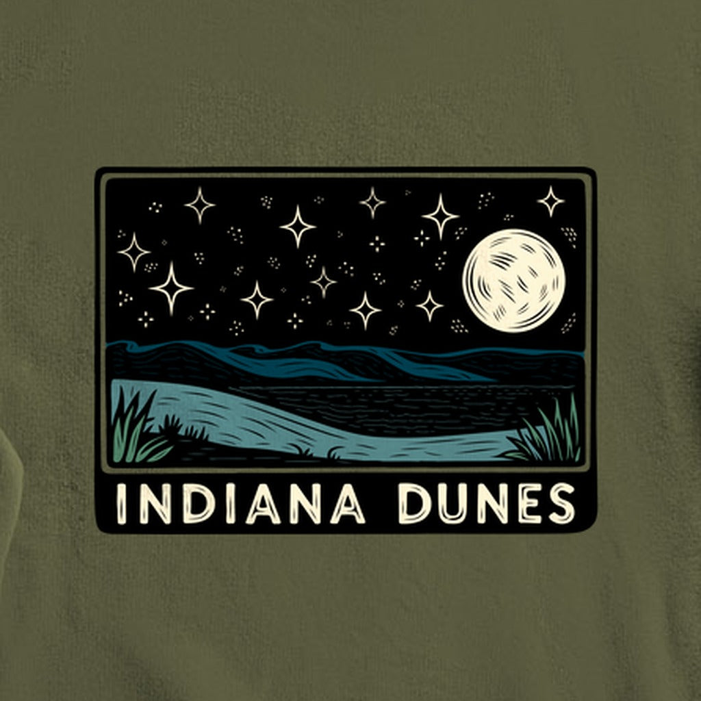 Indiana Dunes at Night Crewneck Sweatshirt