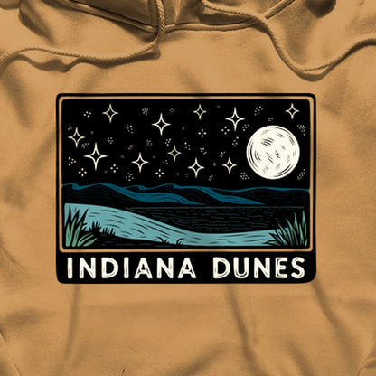 Indiana Dunes at Night Hoodie