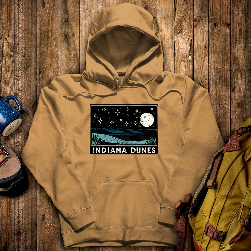 Indiana Dunes at Night Hoodie