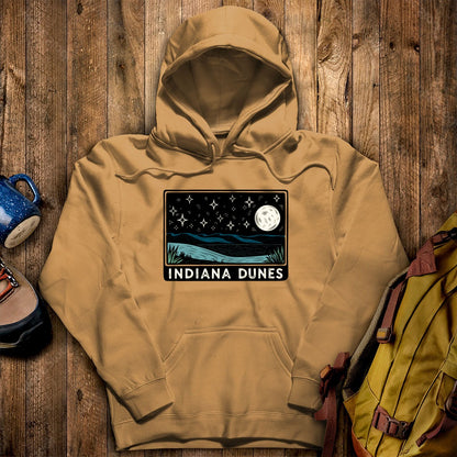 Indiana Dunes at Night Hoodie