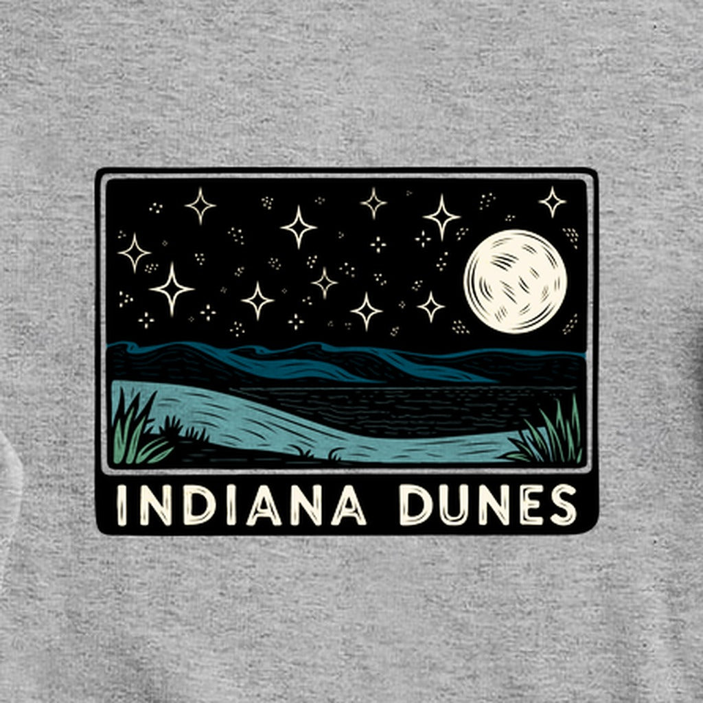 Indiana Dunes at Night Crewneck Sweatshirt