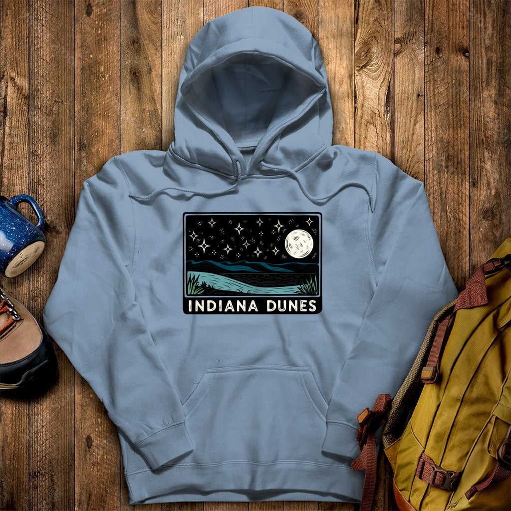 Indiana Dunes at Night Hoodie