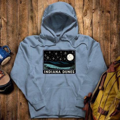 Indiana Dunes at Night Hoodie