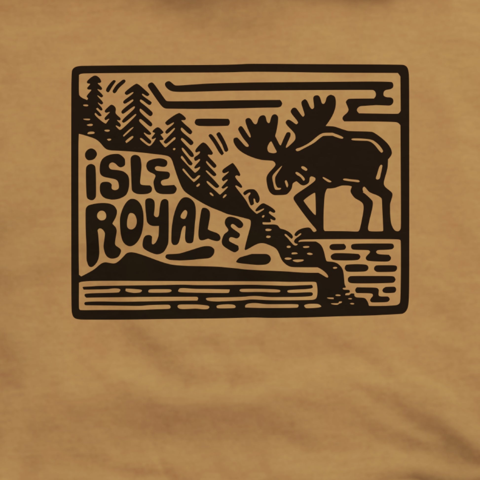 Isle Royale National Park Hoodie Adventure and Outdoors Themed Hoodie