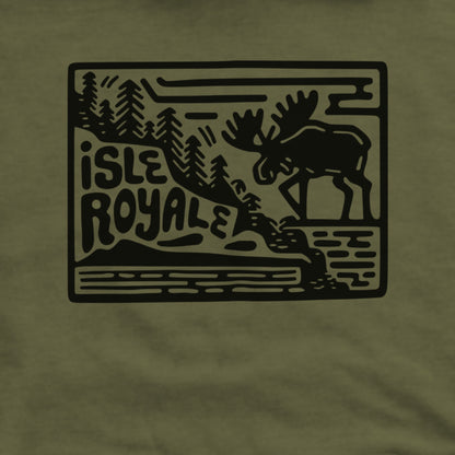Isle Royale National Park Hoodie Adventure and Outdoors Themed Hoodie