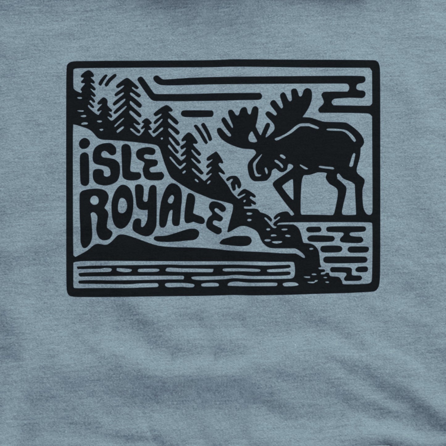 Isle Royale National Park Hoodie Adventure and Outdoors Themed Hoodie