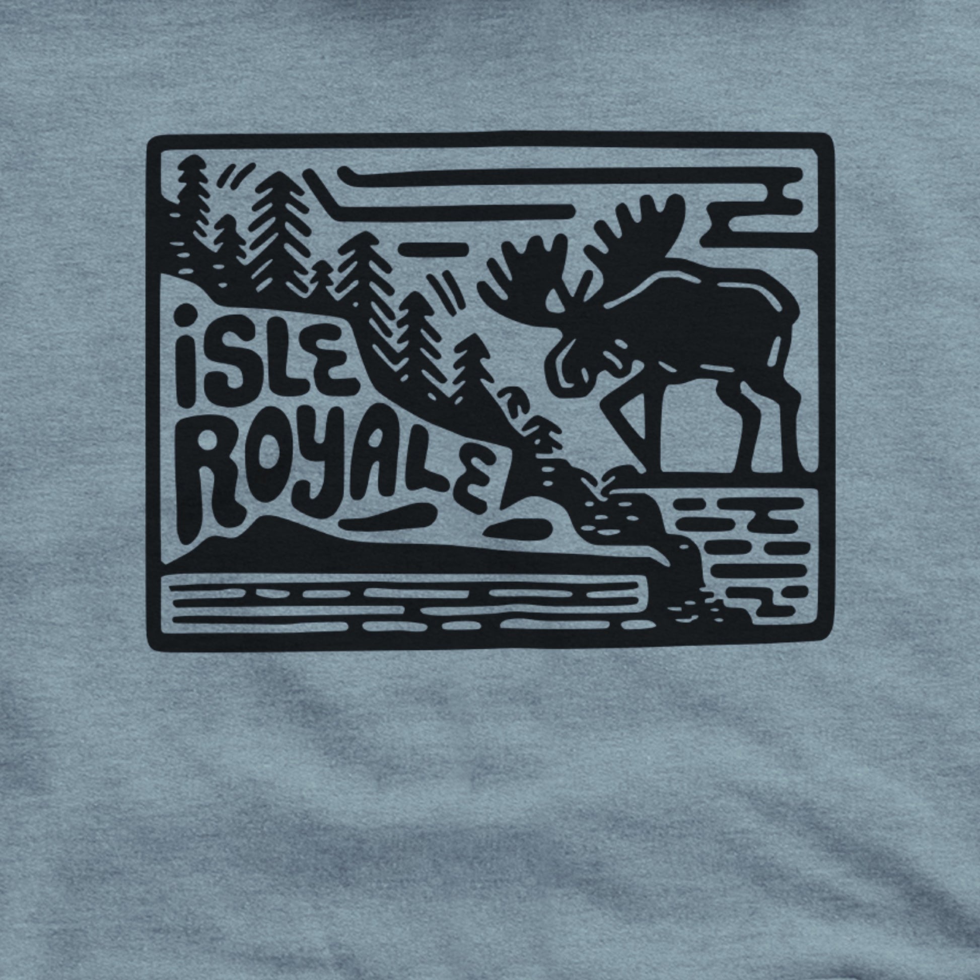 Isle Royale National Park Hoodie Adventure and Outdoors Themed Hoodie