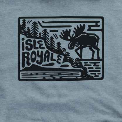 Isle Royale National Park Hoodie Adventure and Outdoors Themed Hoodie