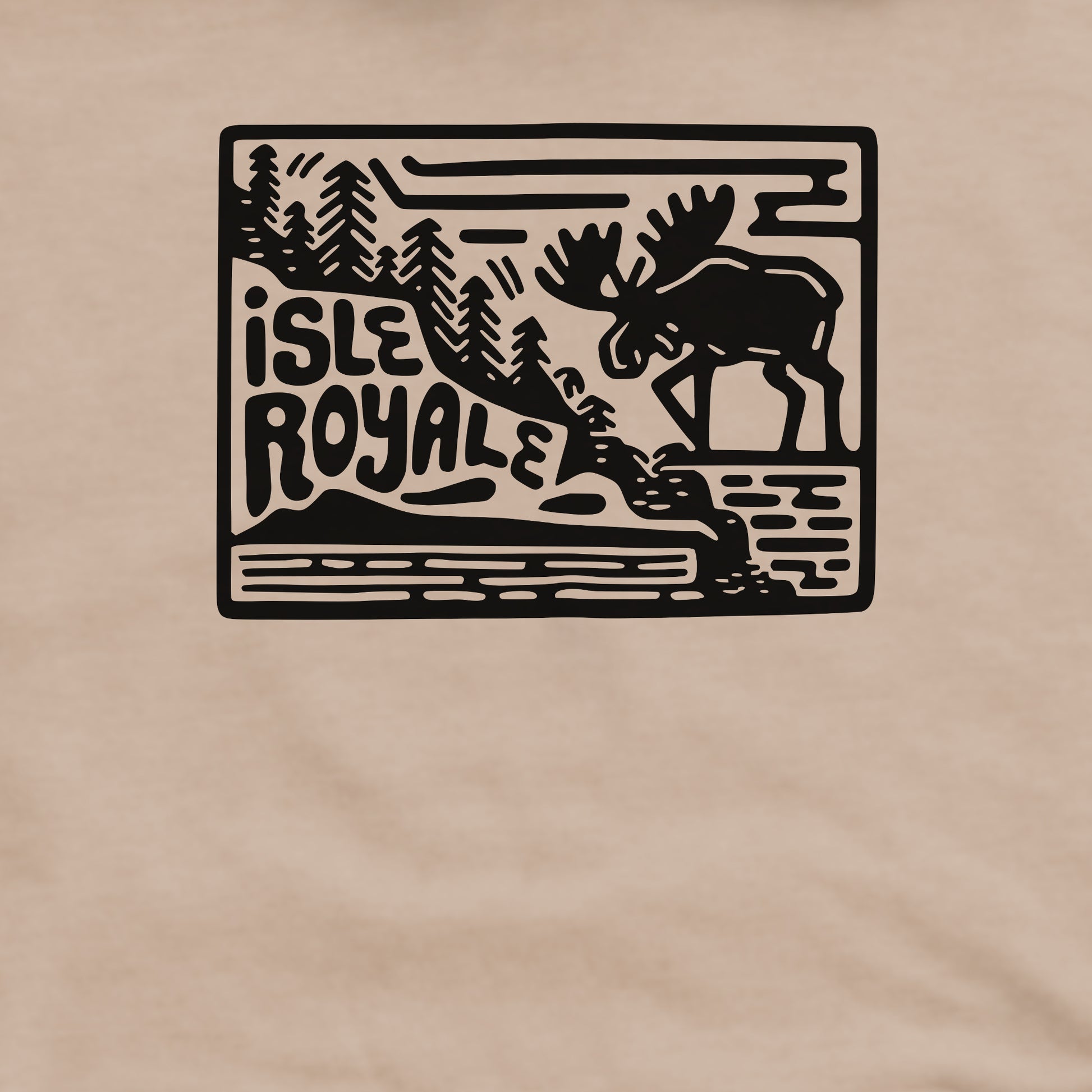 Isle Royale National Park Crewneck Sweatshirt Adventure and Outdoors Themed Sweatshirt