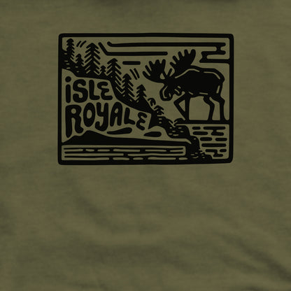 Isle Royale National Park Crewneck Sweatshirt Adventure and Outdoors Themed Sweatshirt