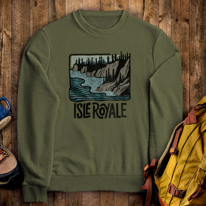 Isle Royale National Park Crewneck Sweatshirt