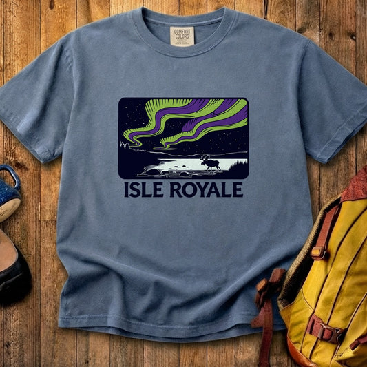 Isle Royale at Night Cotton T-Shirt