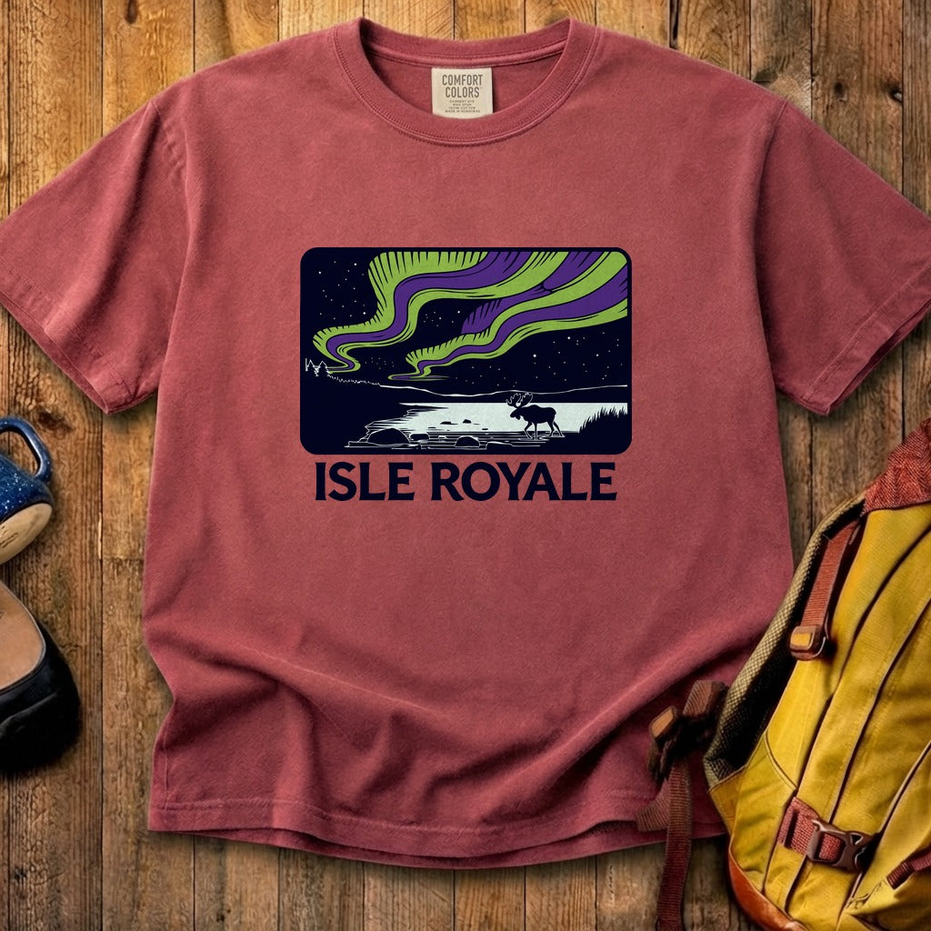 Isle Royale at Night Cotton T-Shirt