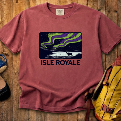 Isle Royale at Night Cotton T-Shirt