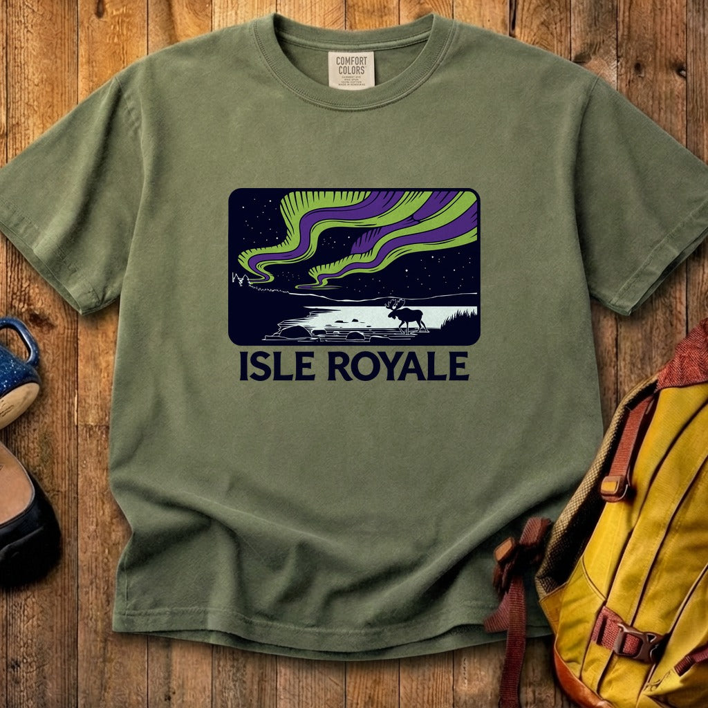 Isle Royale at Night Cotton T-Shirt