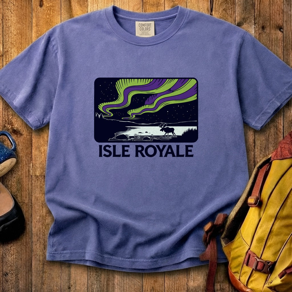 Isle Royale at Night Cotton T-Shirt