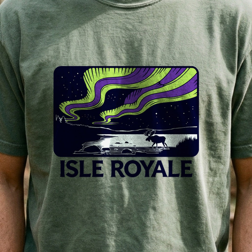 Isle Royale at Night Cotton T-Shirt