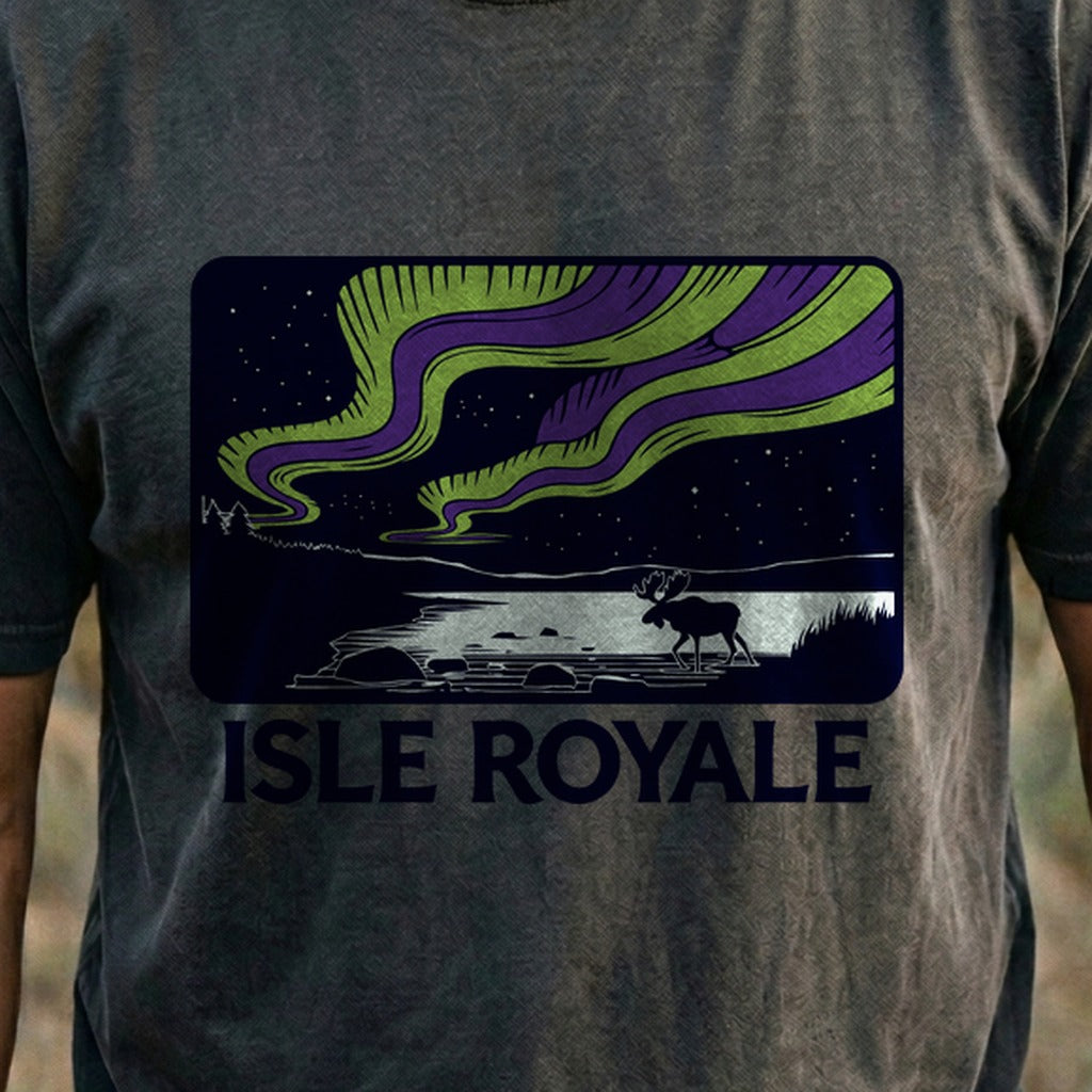 Isle Royale at Night Cotton T-Shirt