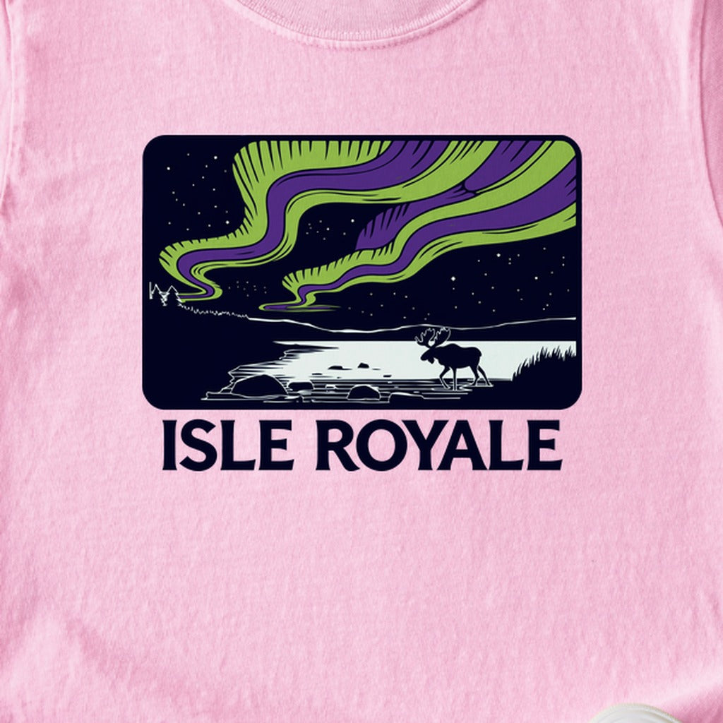 Isle Royale at Night Kids Cotton T-Shirt