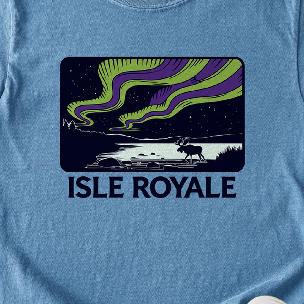 Isle Royale at Night Kids Cotton T-Shirt