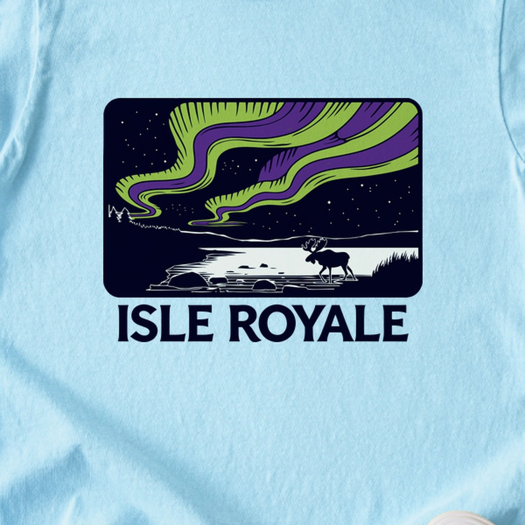 Isle Royale at Night Kids Cotton T-Shirt