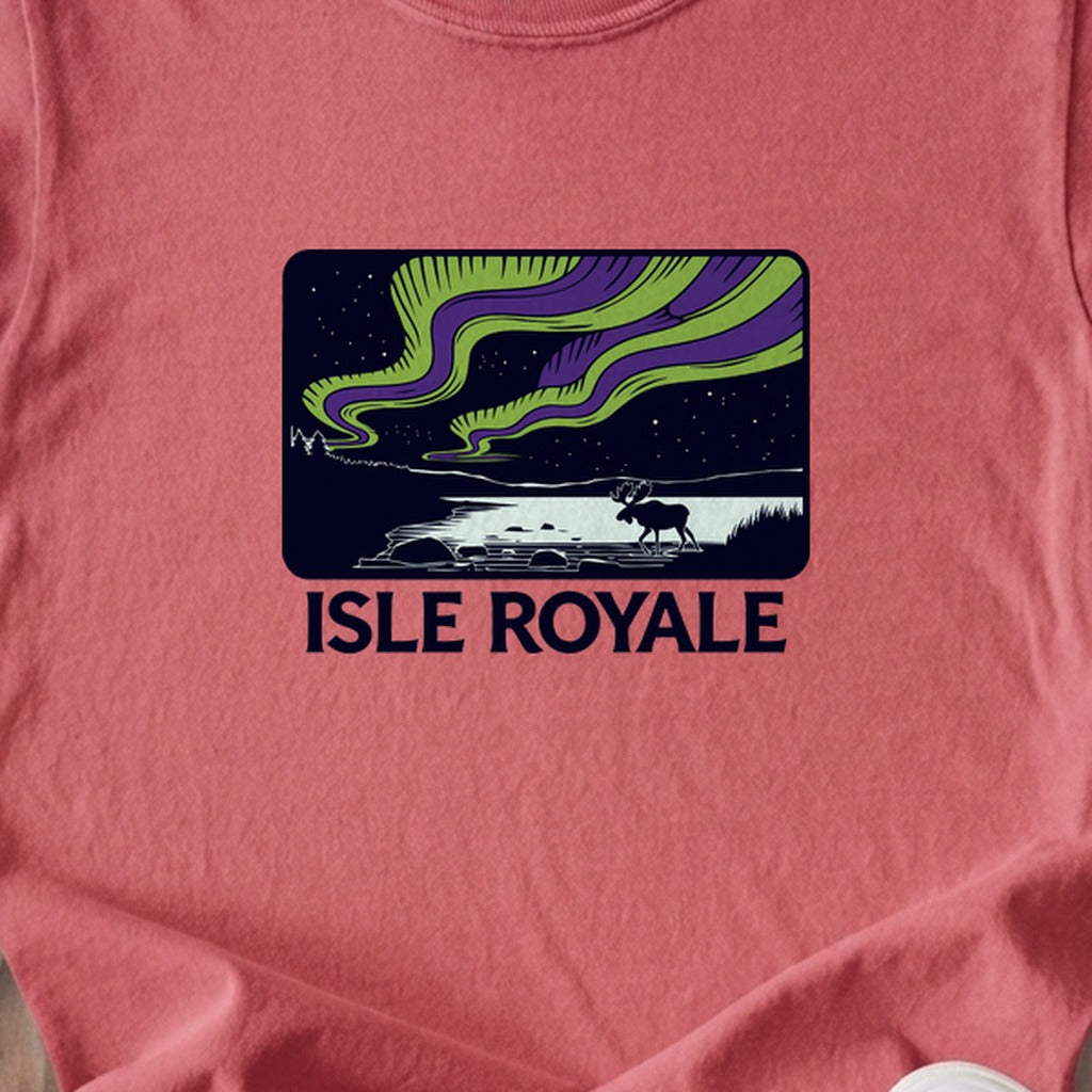 Isle Royale at Night Kids Cotton T-Shirt