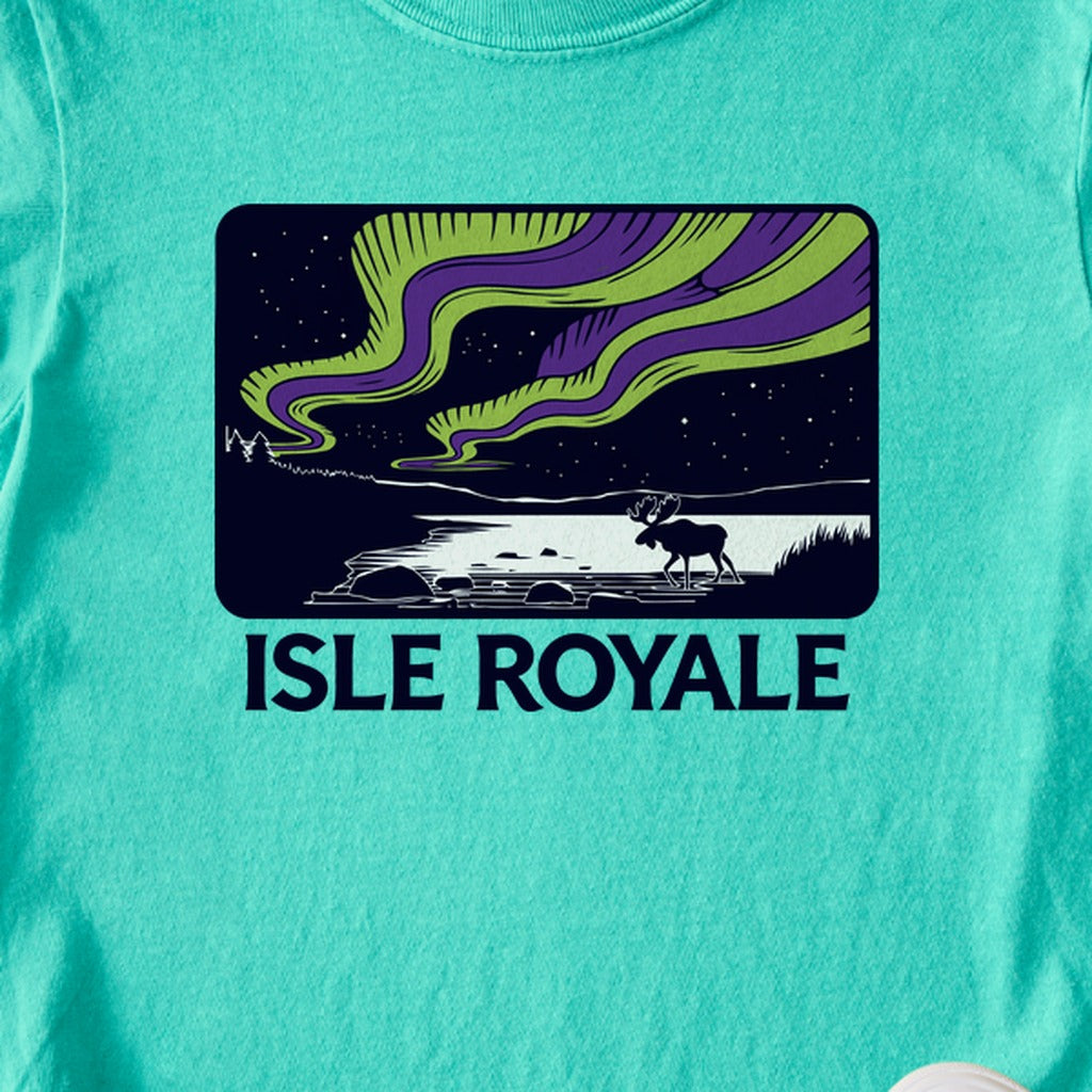 Isle Royale at Night Kids Cotton T-Shirt