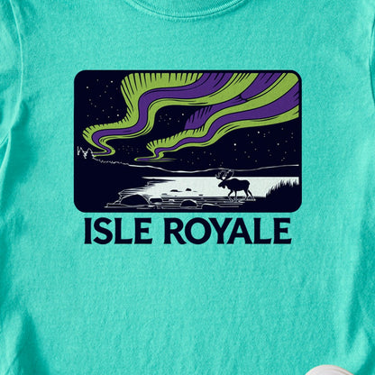 Isle Royale at Night Kids Cotton T-Shirt