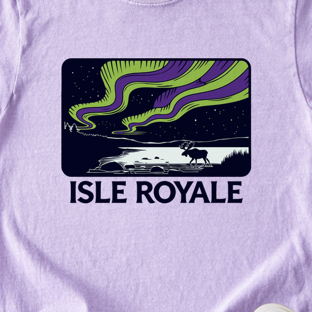 Isle Royale at Night Kids Cotton T-Shirt