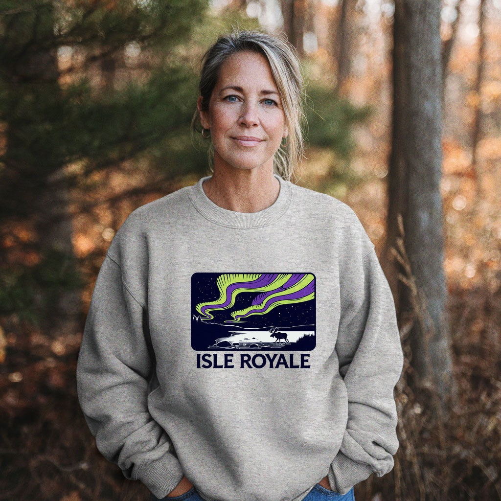 Isle Royale at Night Crewneck Sweatshirt