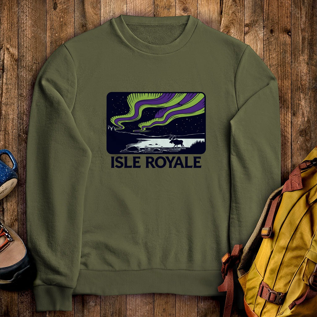 Isle Royale at Night Crewneck Sweatshirt