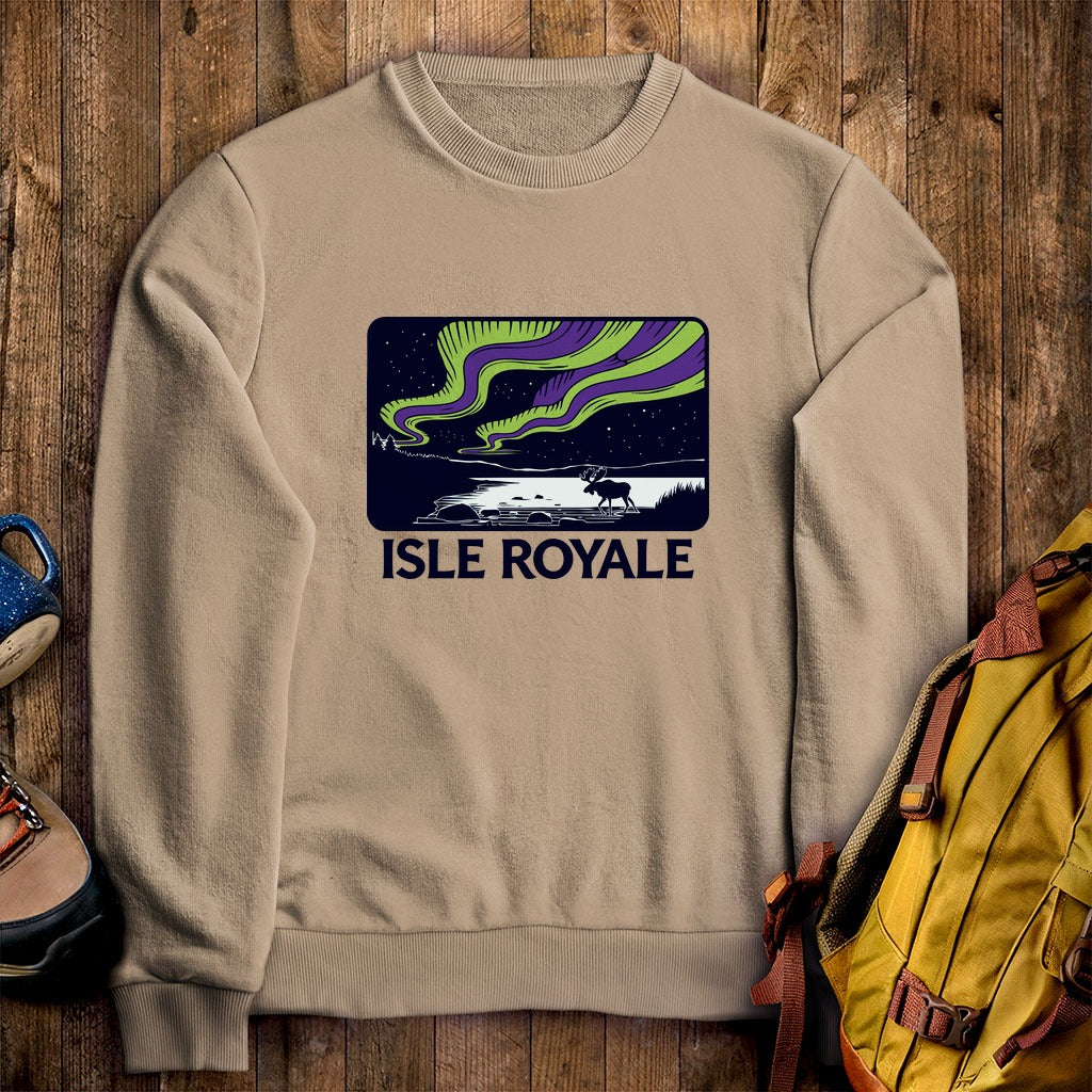 Isle Royale at Night Crewneck Sweatshirt