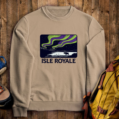 Isle Royale at Night Crewneck Sweatshirt