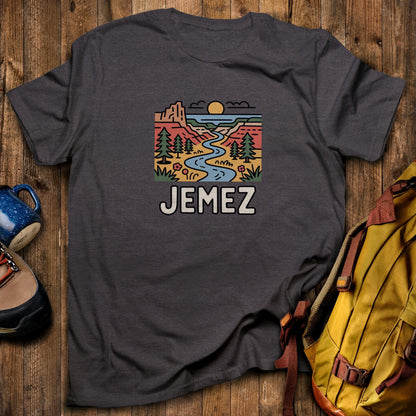 Jemez National Recreation Area T-Shirt Dark Heather Adventure and Outdoors Themed T-Shirt