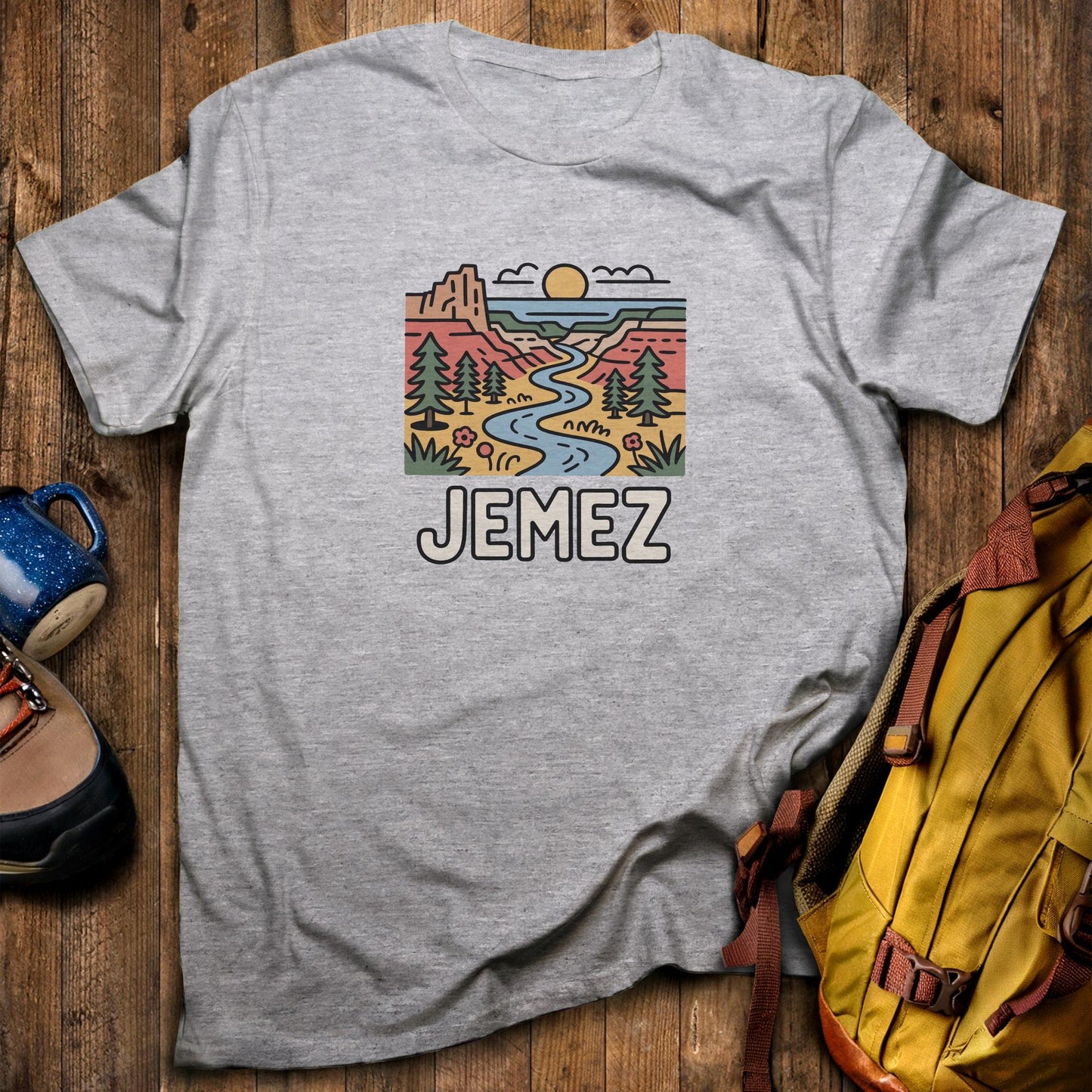 Jemez National Recreation Area T-Shirt Sport Grey Adventure and Outdoors Themed T-Shirt