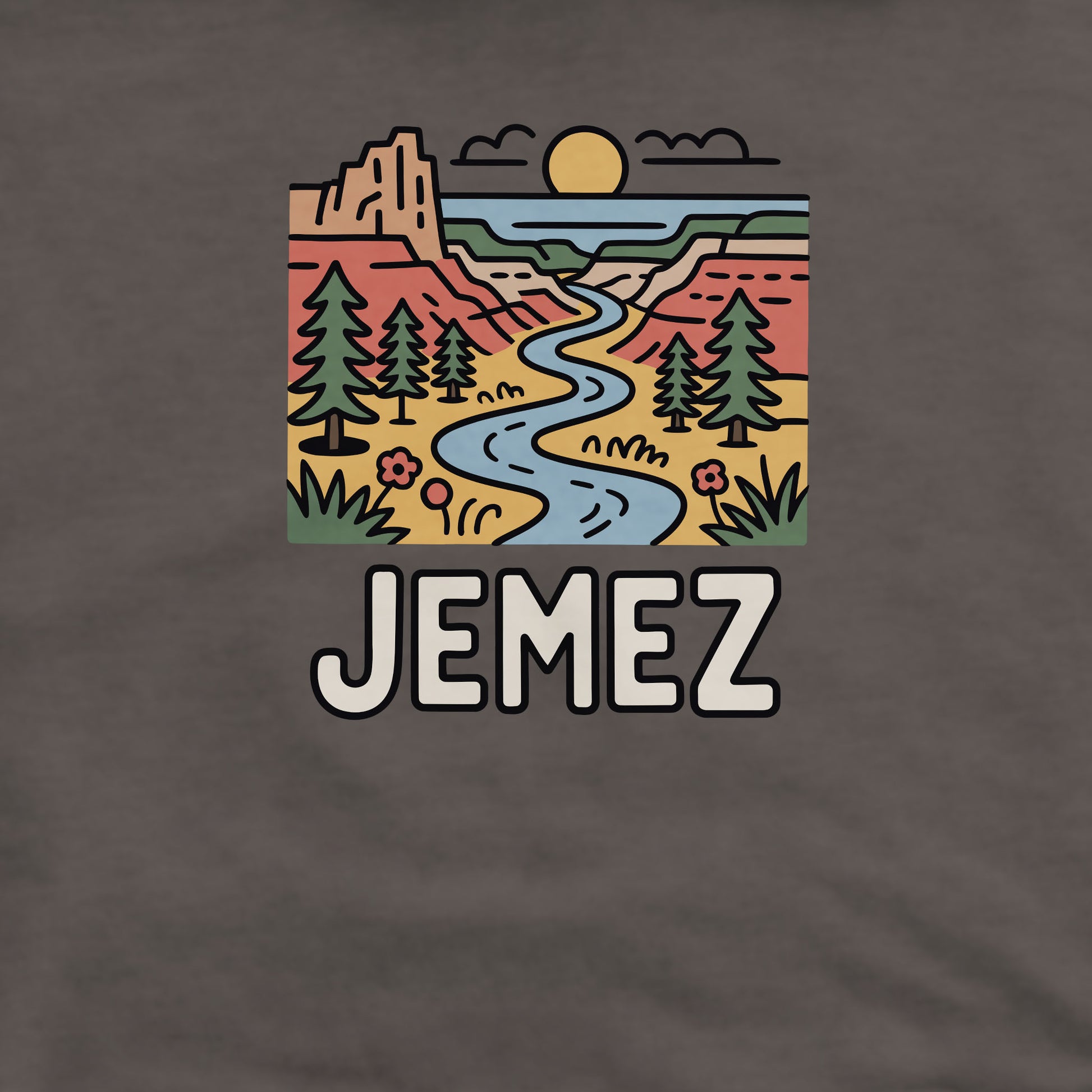 Jemez National Recreation Area Crewneck Sweatshirt Adventure and Outdoors Themed Sweatshirt