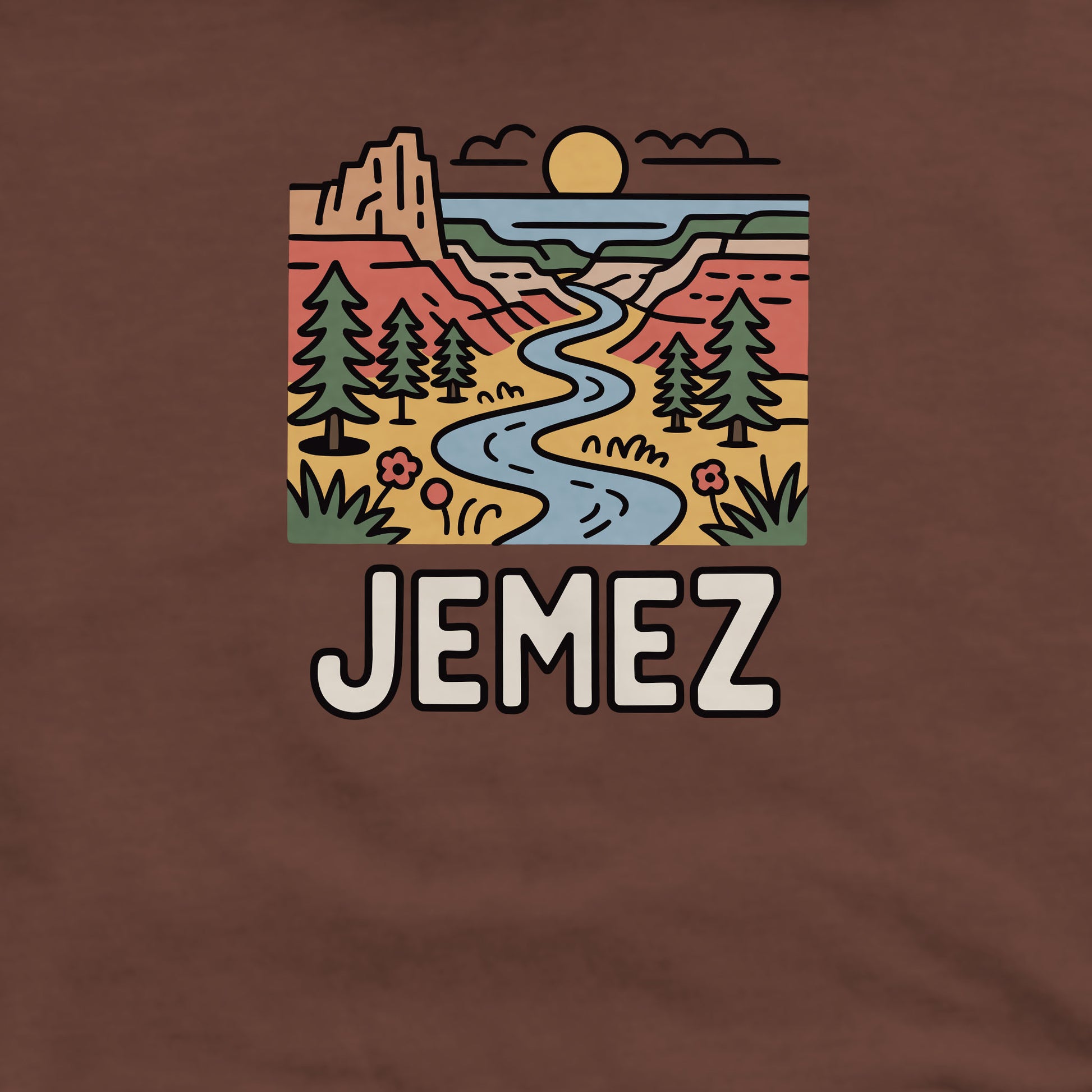 Jemez National Recreation Area Crewneck Sweatshirt Adventure and Outdoors Themed Sweatshirt