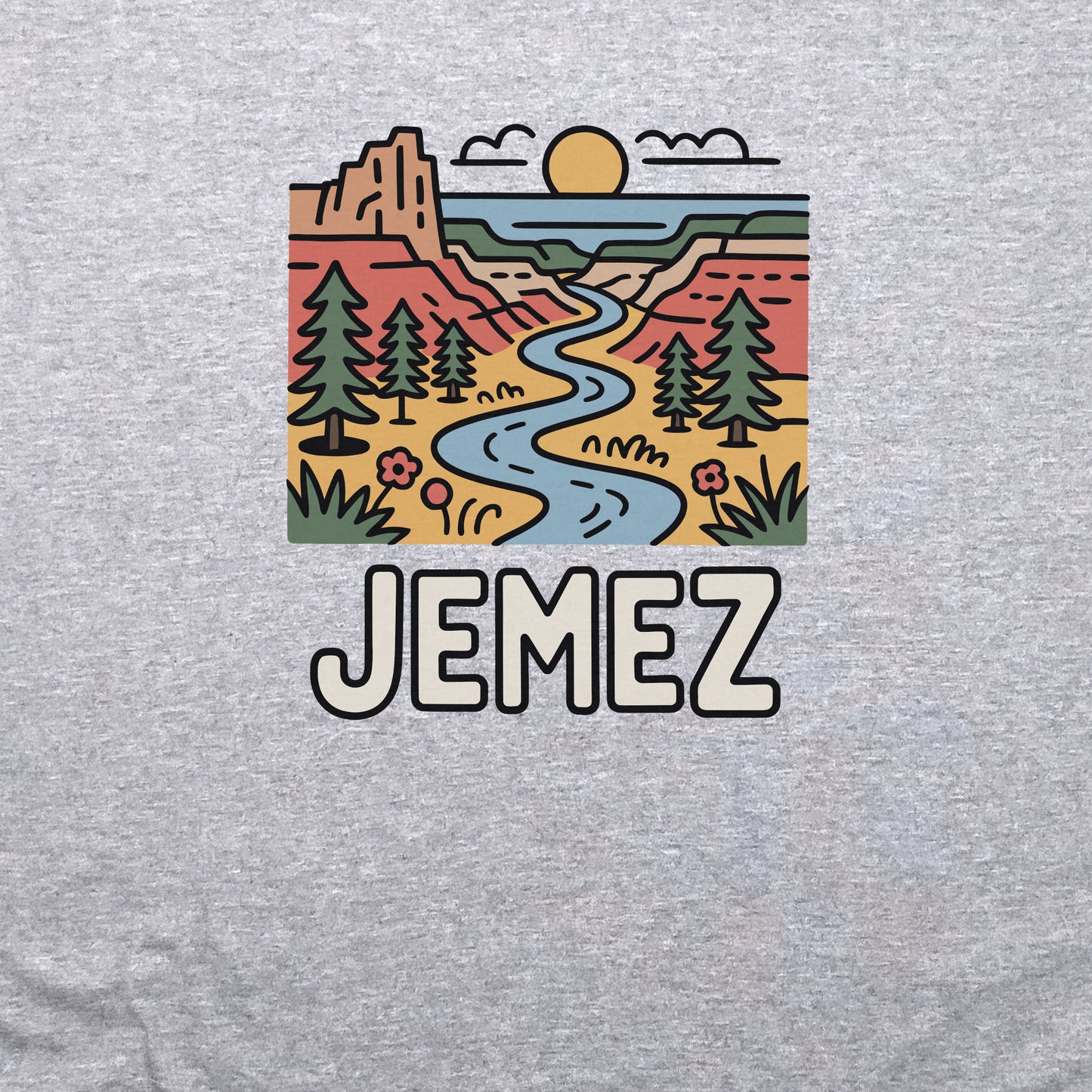Jemez National Recreation Area Crewneck Sweatshirt Adventure and Outdoors Themed Sweatshirt