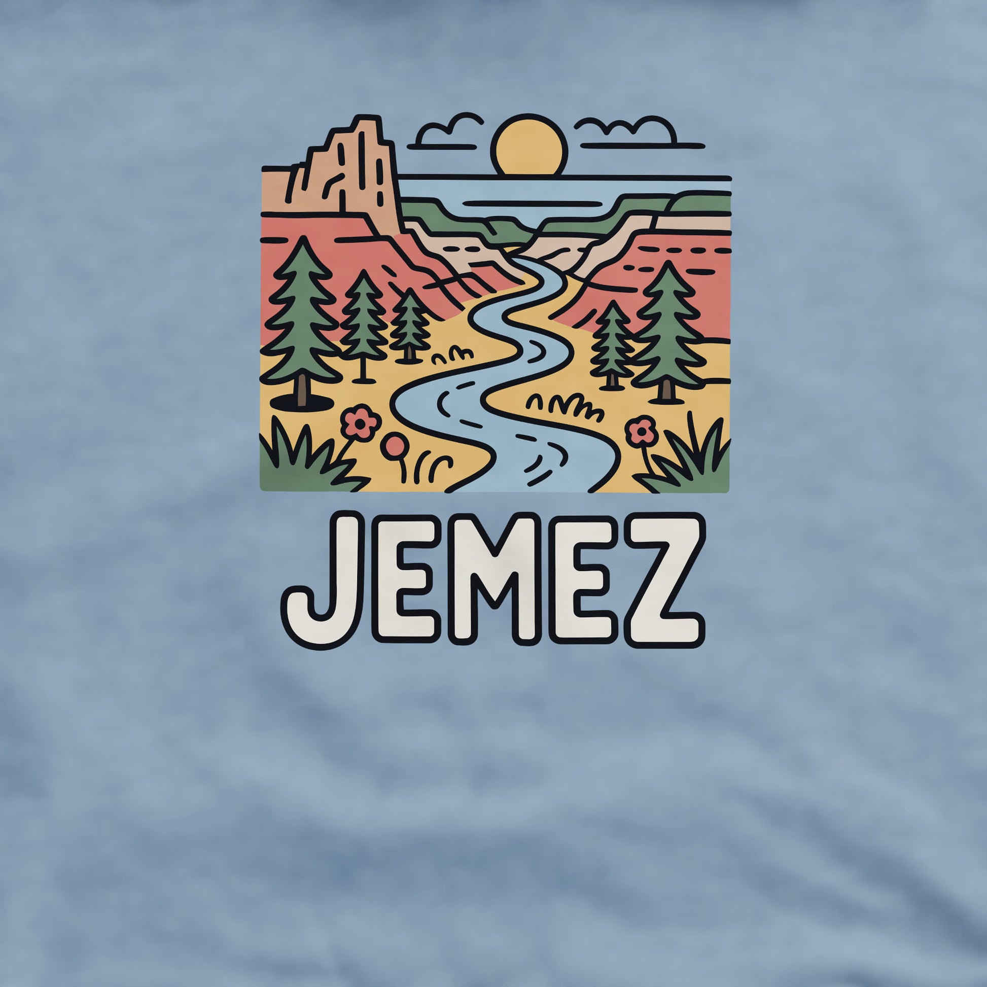 Jemez National Recreation Area Crewneck Sweatshirt Adventure and Outdoors Themed Sweatshirt