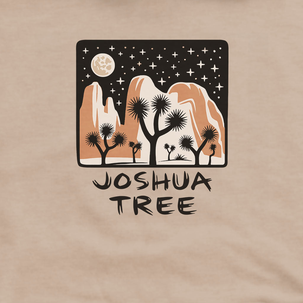 Joshua Tree at Night Hoodie Adventure and Outdoors Themed Hoodie