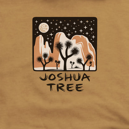 Joshua Tree at Night Hoodie Adventure and Outdoors Themed Hoodie