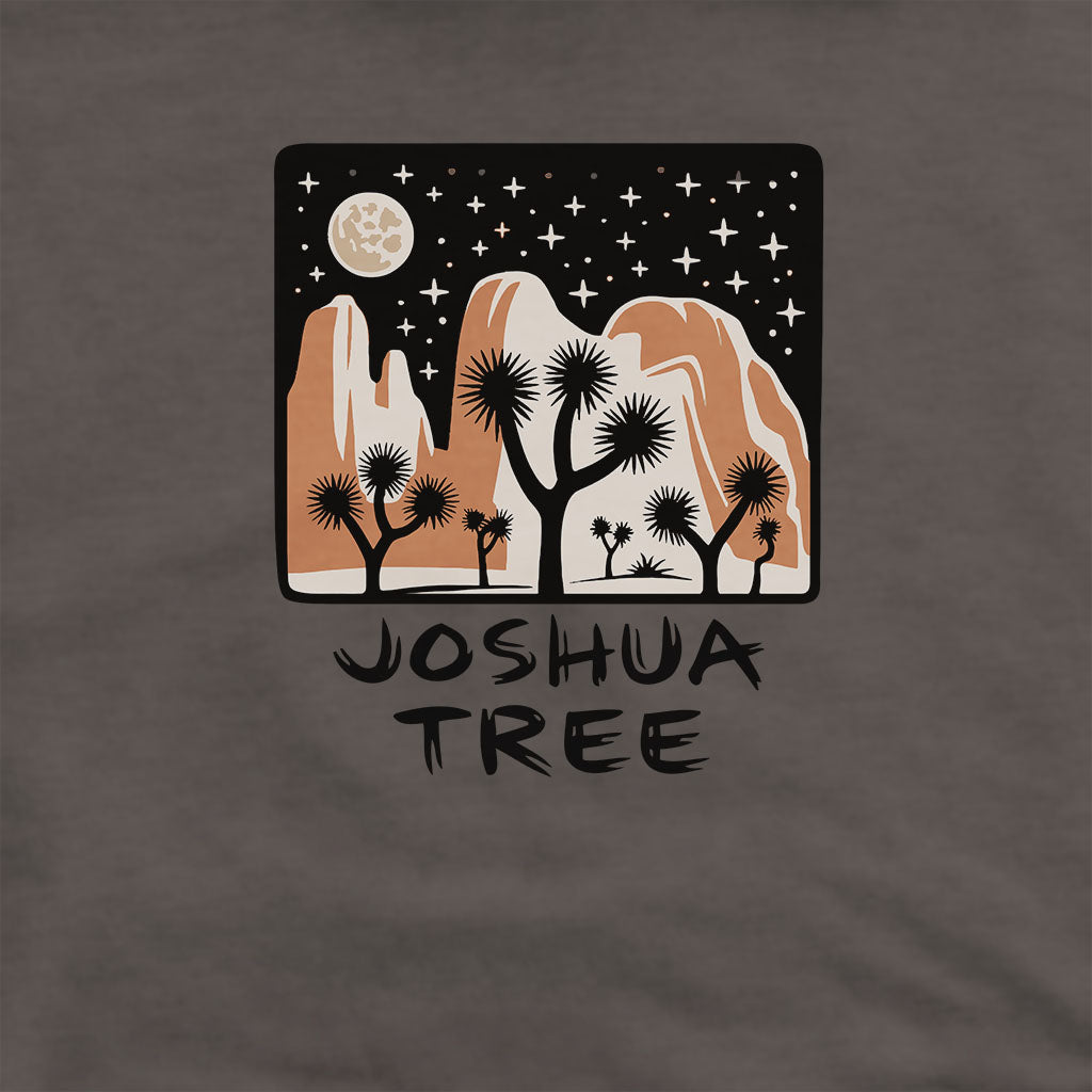 Joshua Tree at Night Hoodie Adventure and Outdoors Themed Hoodie