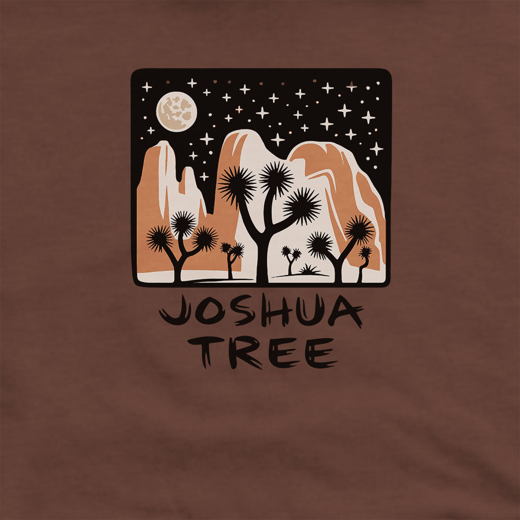 Joshua Tree at Night Hoodie Adventure and Outdoors Themed Hoodie