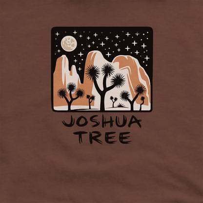 Joshua Tree at Night Hoodie Adventure and Outdoors Themed Hoodie