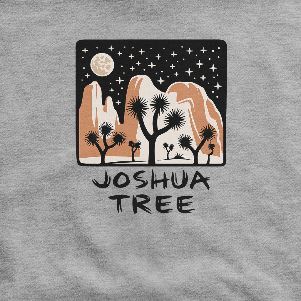 Joshua Tree at Night Hoodie Adventure and Outdoors Themed Hoodie