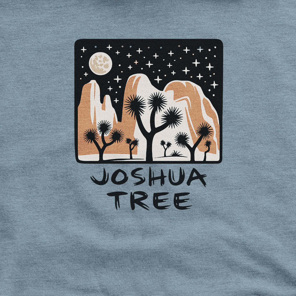 Joshua Tree at Night Hoodie Adventure and Outdoors Themed Hoodie