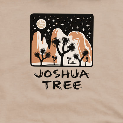 Joshua Tree at Night Crewneck Sweatshirt Adventure and Outdoors Themed Sweatshirt