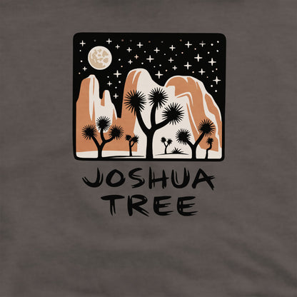 Joshua Tree at Night Crewneck Sweatshirt Adventure and Outdoors Themed Sweatshirt