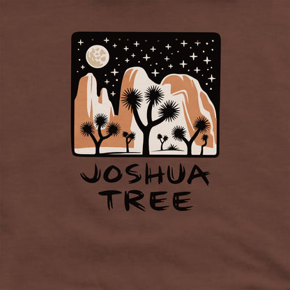 Joshua Tree at Night Crewneck Sweatshirt Adventure and Outdoors Themed Sweatshirt